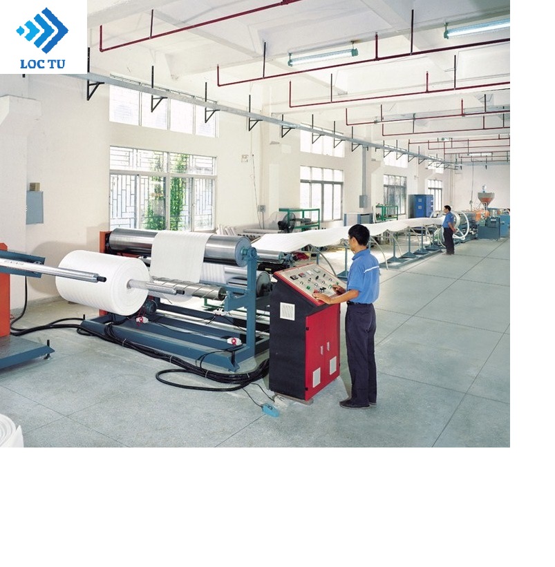day chuyen san xuat epe foam, pe foam
